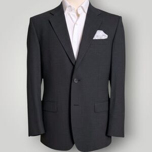 BANANA REPUBLIC Men's Blazer Sport Coat Two Button Suit Jacket 42S Gray Wool